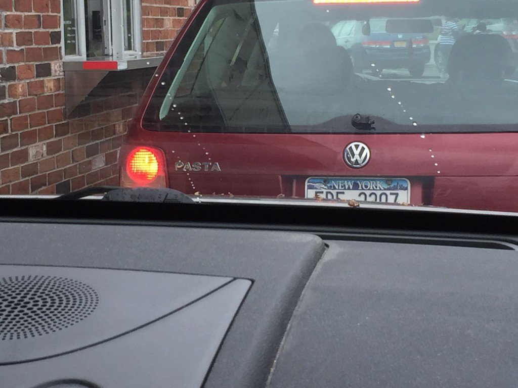 VW Pasta as seen at Canandaigua, NY Starbucks