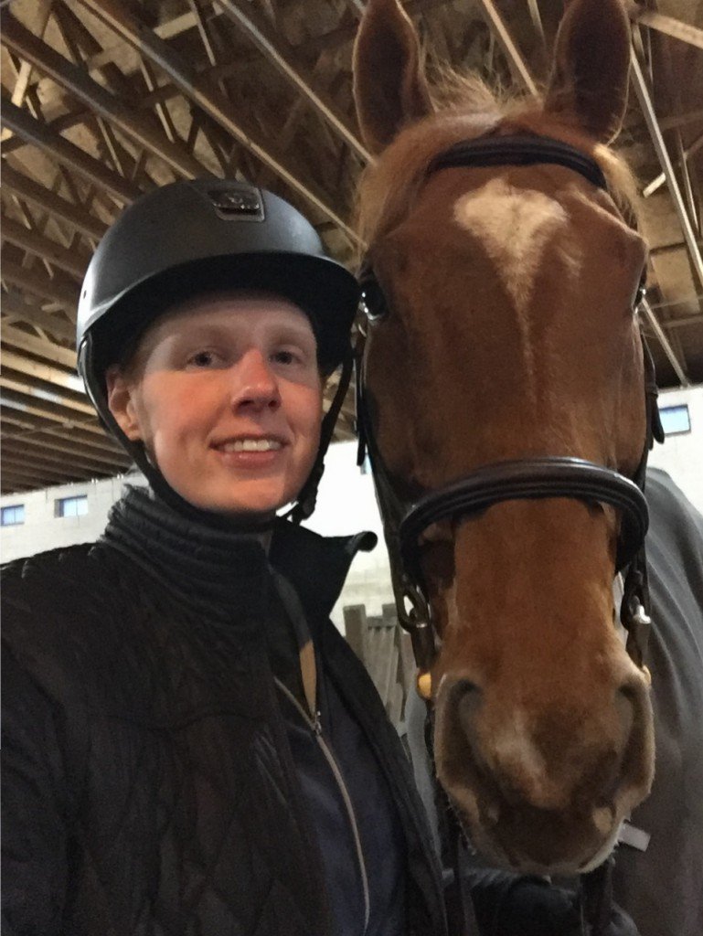 Indoor selfie