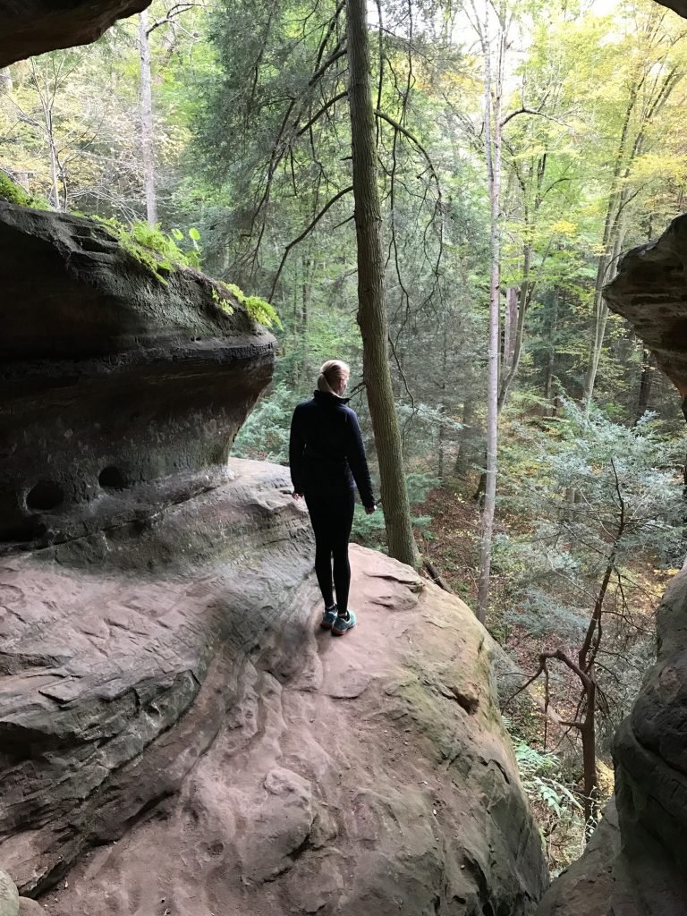 Rock House in Hocking Hills, Ohio earlier this month